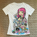 Grunge Clothes Y2k Tops Woman T-shirts Clothing Female Women Top Gothic 90s Vintage Clothes Emo Women's Cropped Graphic Tees Y2k