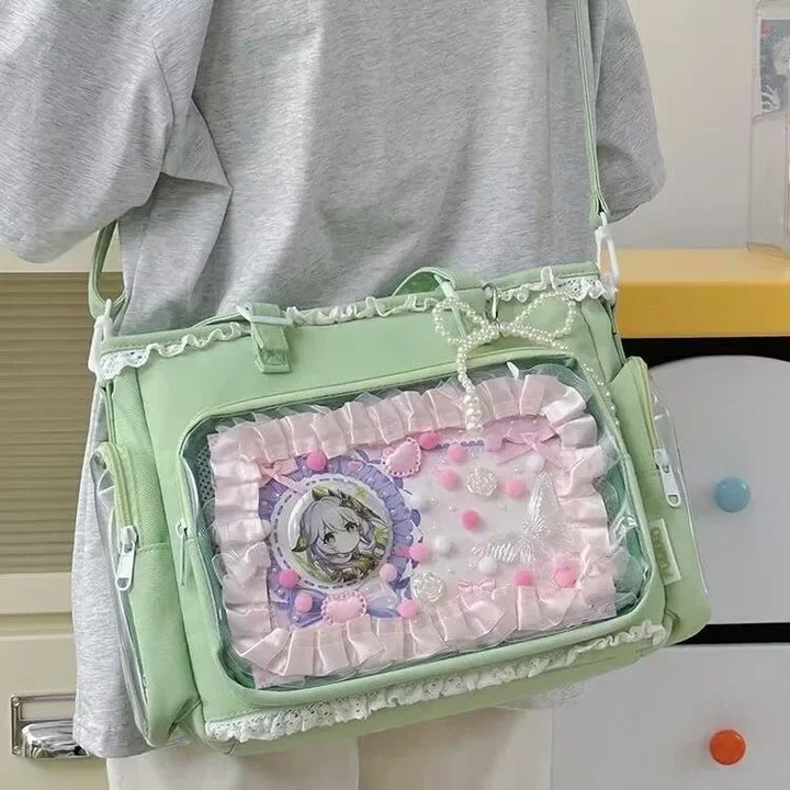 Ballet Girl Large Appetite Itabag Japanese Two-Dimension Single Shoulder Crossbody Bag Gift For Friends Women'S Handbag