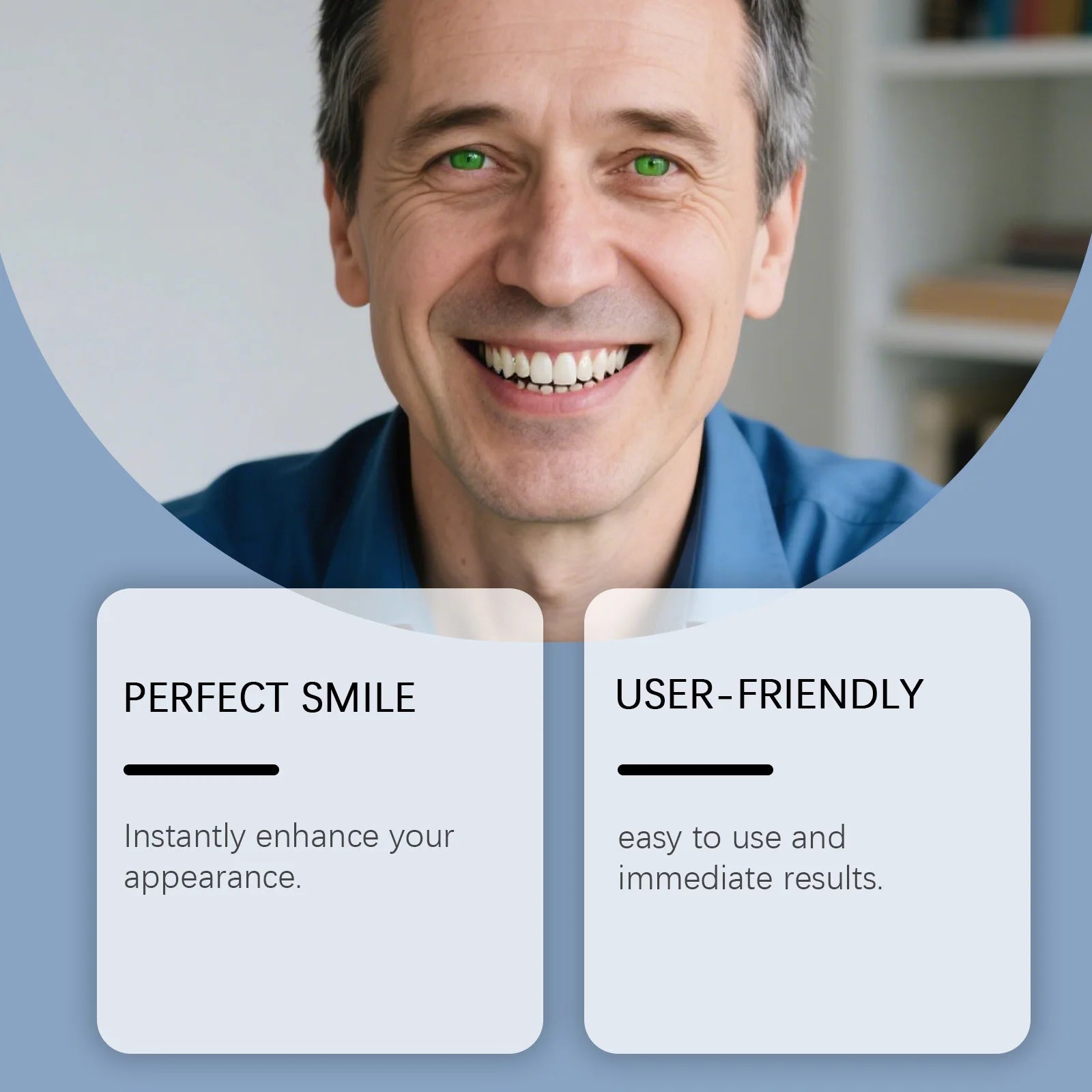 Denture Decoration Set Comfortably Cover Tooth Gaps Improve Smile Appearance Natural Fake Teeth Kit